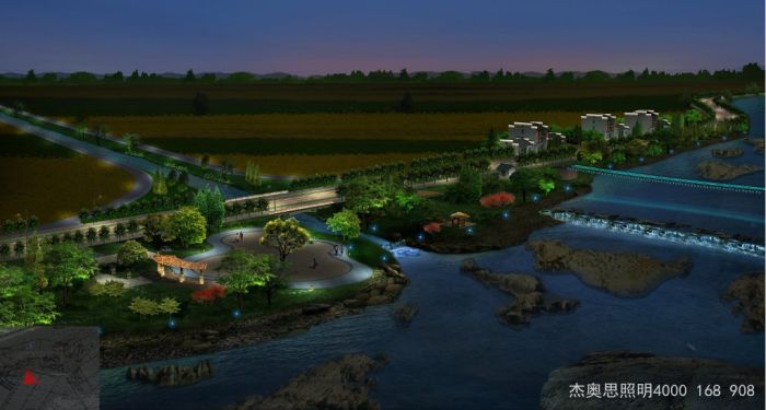 園林景觀亮化工程 園林景觀亮化工程